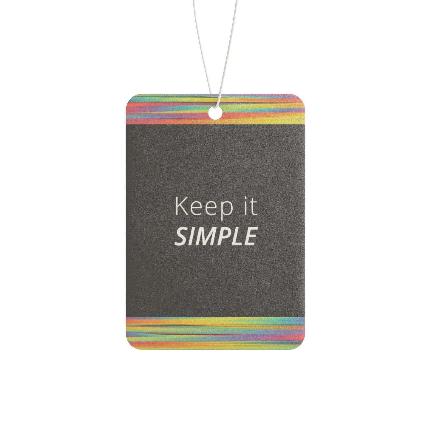 Keep it simple - DMV air freshener