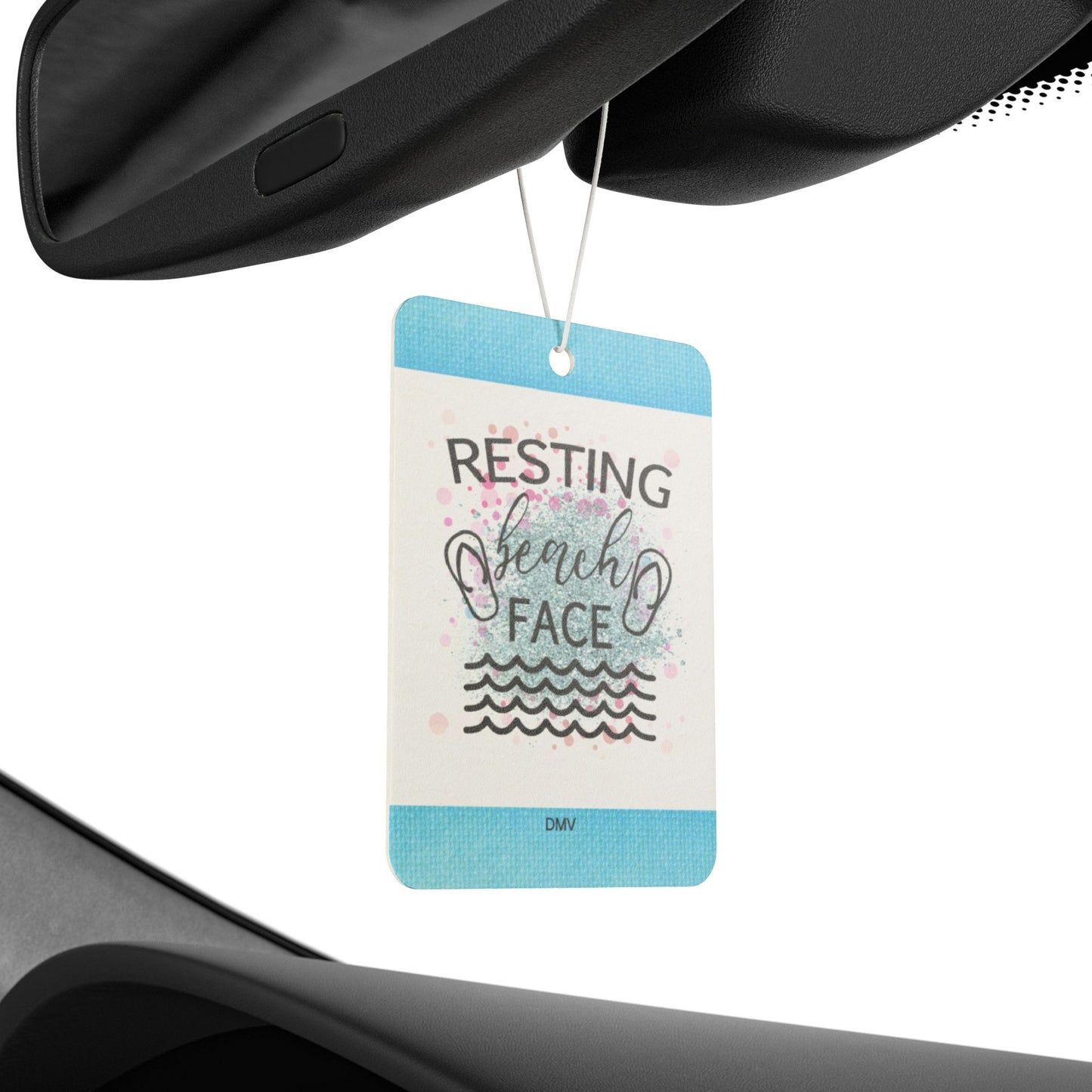 Resting beach face - DMV car air freshener
