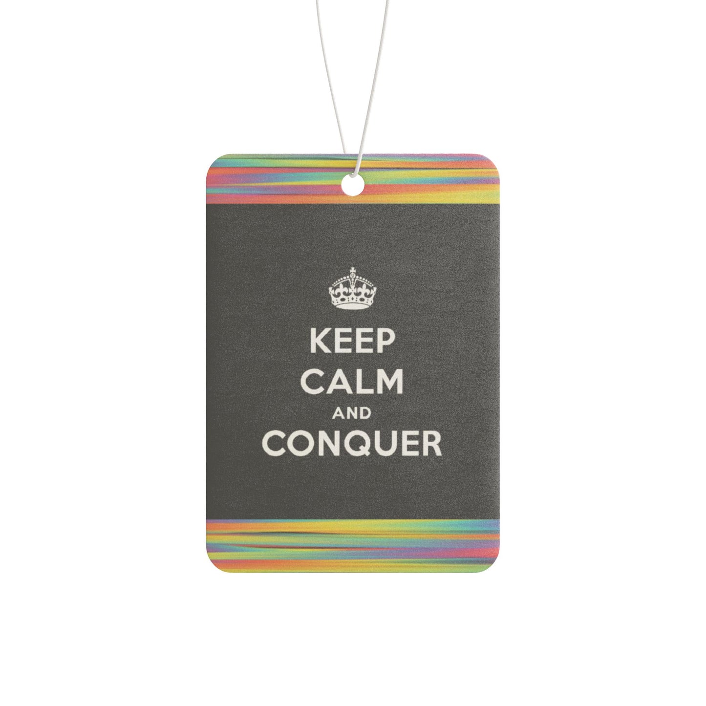 Keep calm and conquer - DMV air freshener