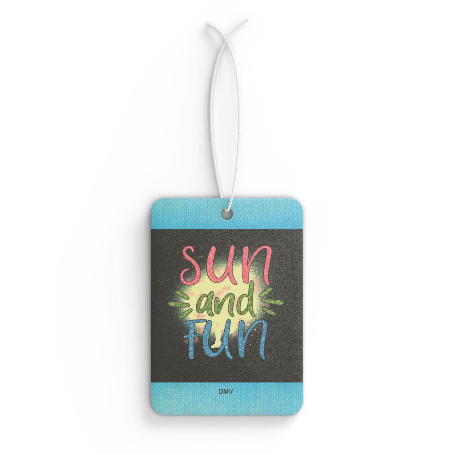 Sun and fun - DMV car air freshener