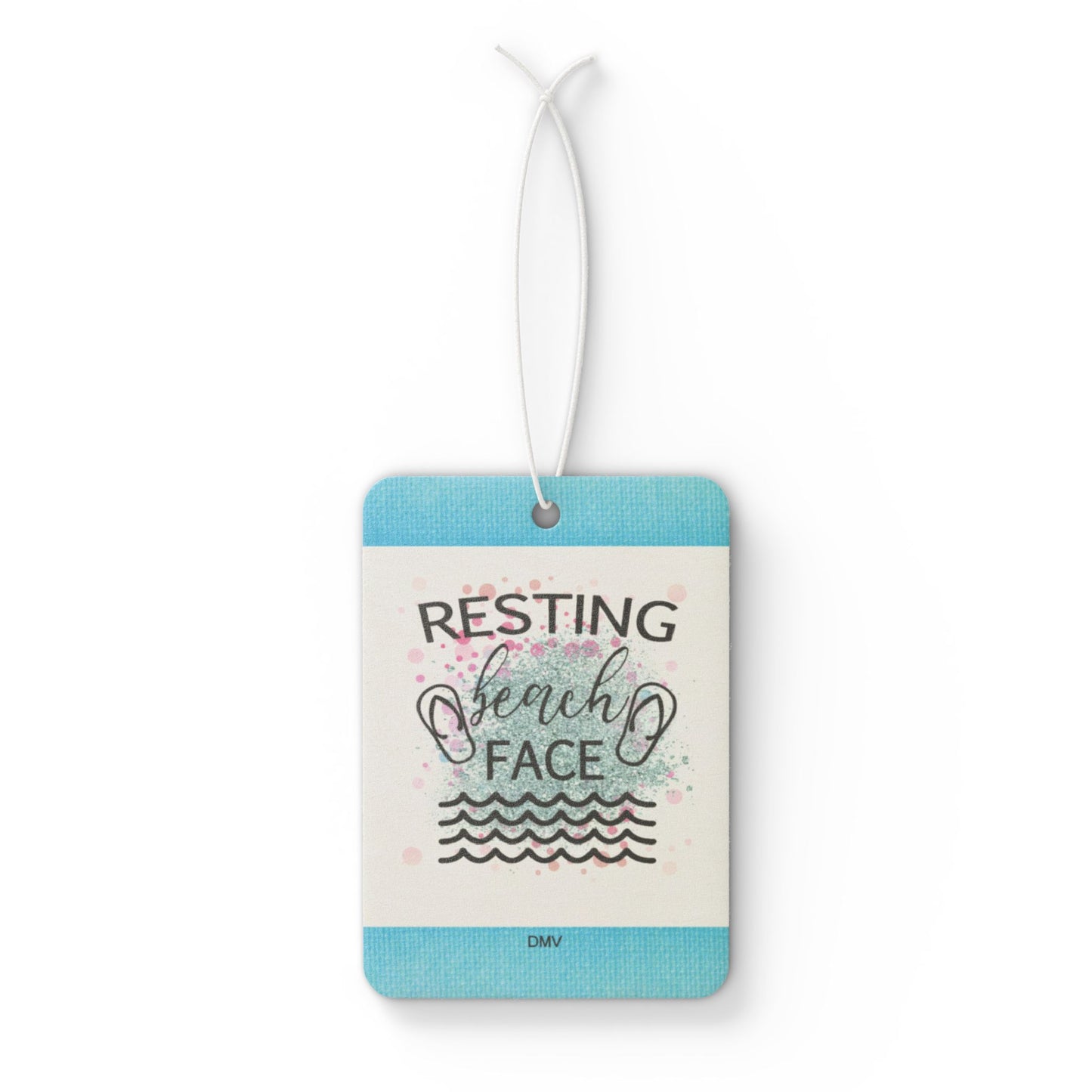 Resting beach face - DMV car air freshener