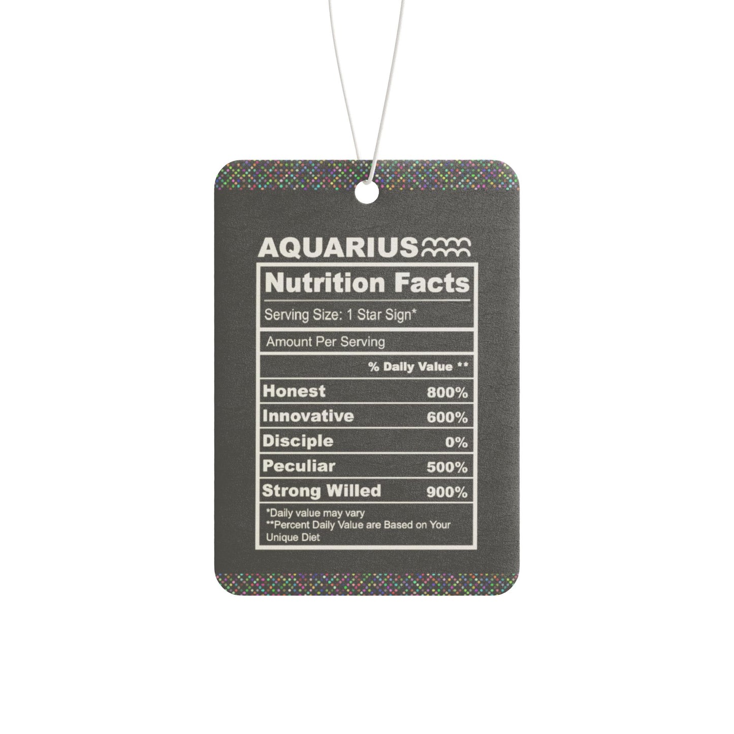 Aquarius - DMV air freshener