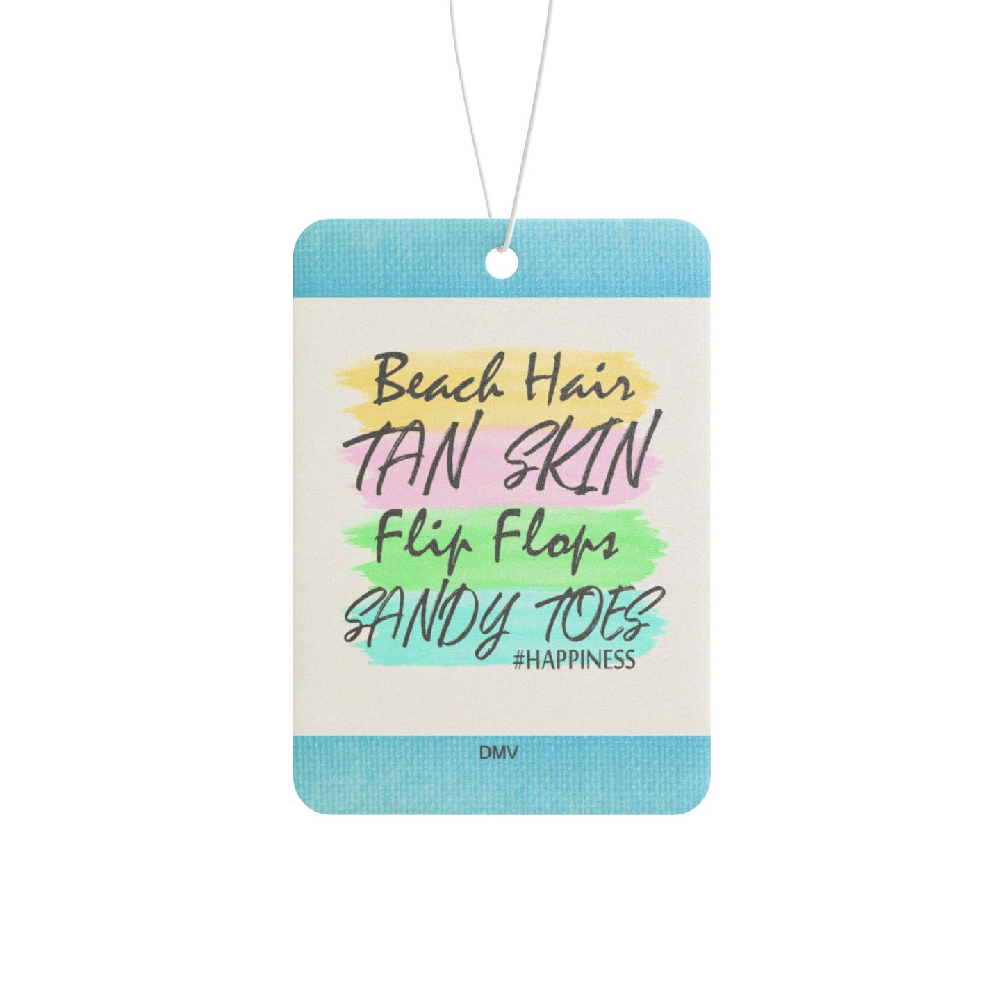 Beach hair tan skin - DMV car air freshener