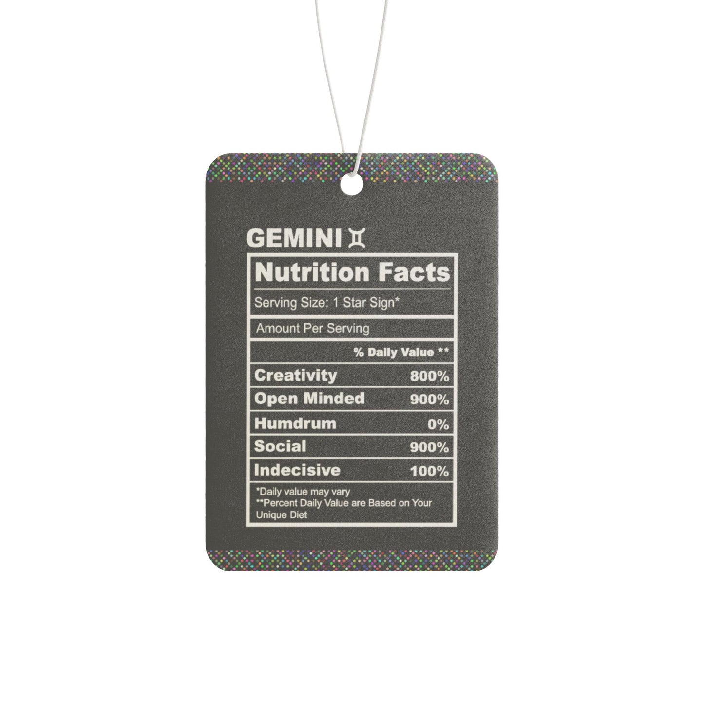 Gemini - DMV air freshener