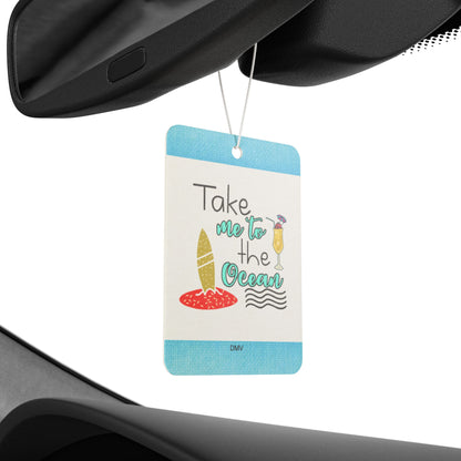 Take me to the ocean - DMV car air freshener