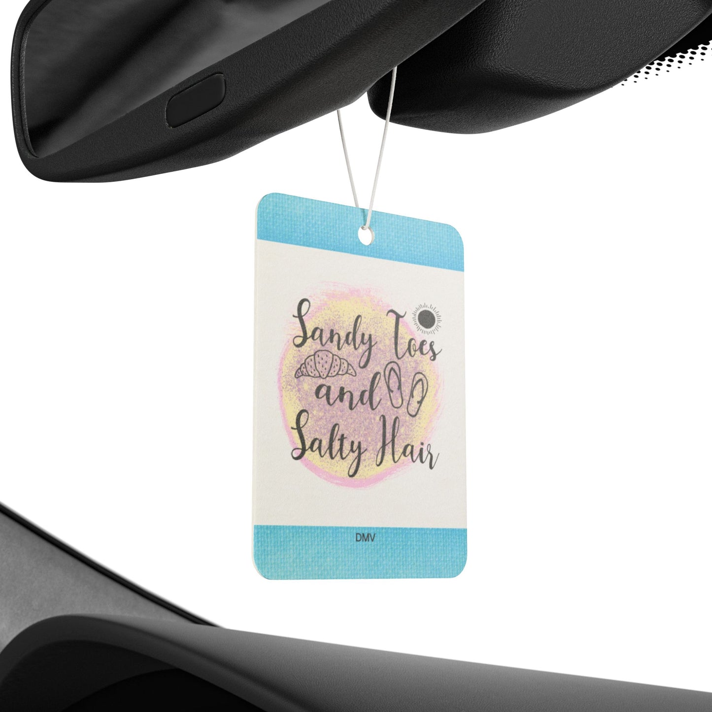Sandy toes and salty hair - DMV car air freshener