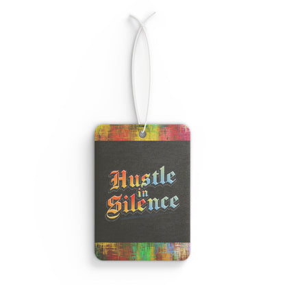 Hustle in silence - DMV car air freshener