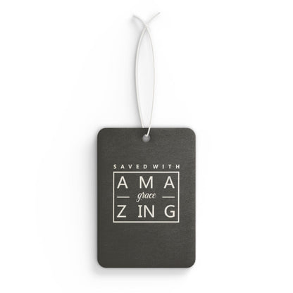 Saved with amazing grace - DMV car air freshener