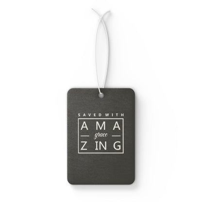 Saved with amazing grace - DMV car air freshener