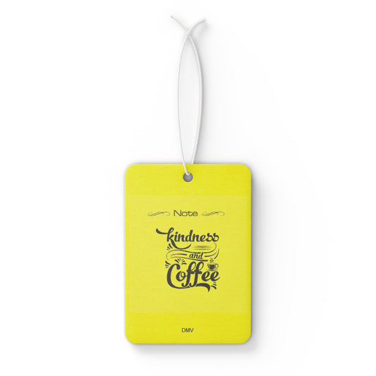 Kindness and coffee - DMV air freshener