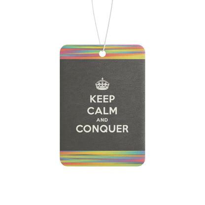Keep calm and conquer - DMV air freshener