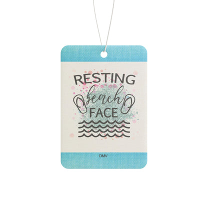 Resting beach face - DMV car air freshener