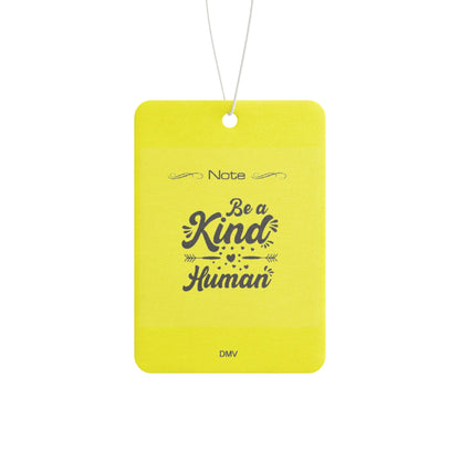 Be kind human - DMV air freshener