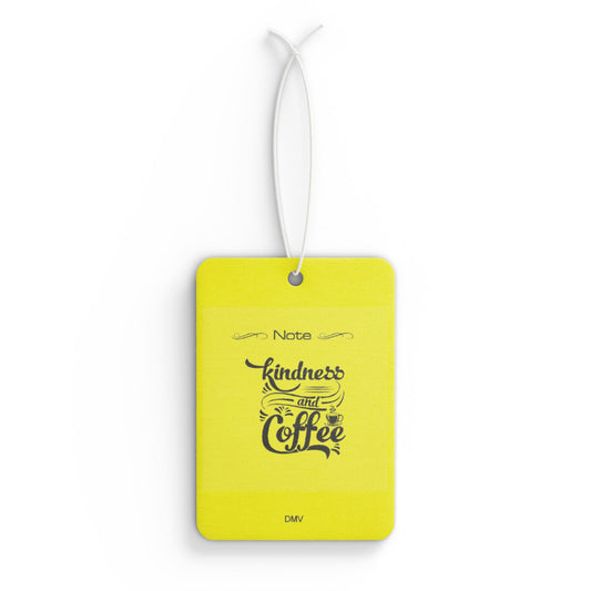 Kindness and coffee - DMV air freshener