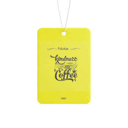 Kindness and coffee - DMV air freshener