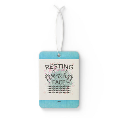 Resting beach face - DMV car air freshener