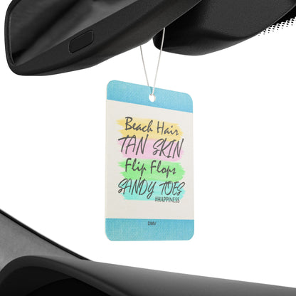 Beach hair tan skin - DMV car air freshener