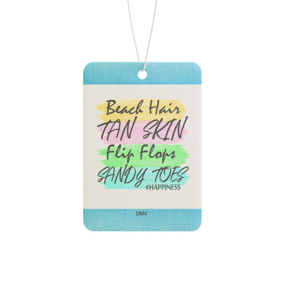 Beach hair tan skin - DMV car air freshener