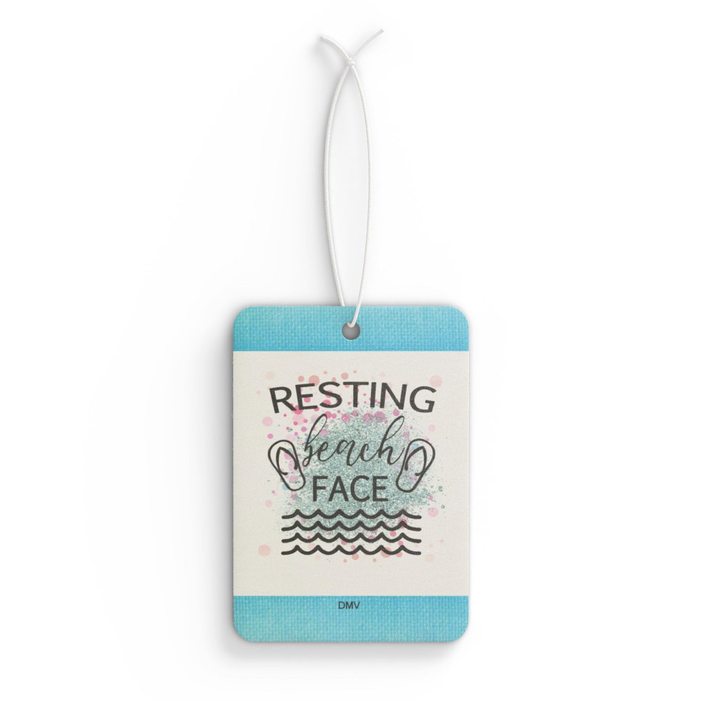 Resting beach face - DMV car air freshener
