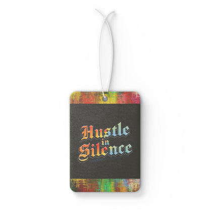 Hustle in silence - DMV car air freshener
